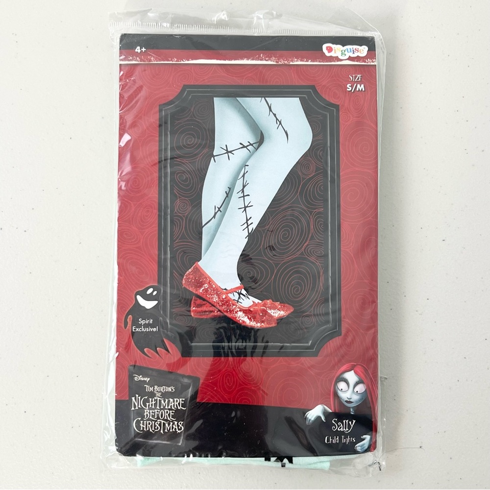 New Disney The Nightmare Before Christmas Sally Tights Kids Costume Small/Medium